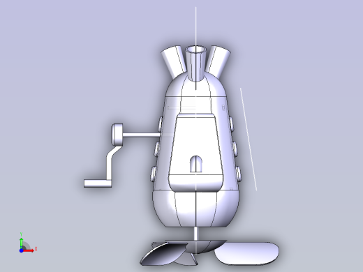 潜艇型手摇风扇-- 576633--5前视缩略图