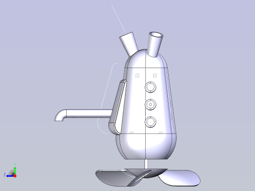 潜艇型手摇风扇-- 576633--5右视缩略图