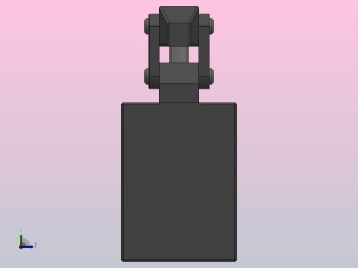 YGG-KB-F 油压块状板式杠杆缸[YGG-KB25F]左视缩略图