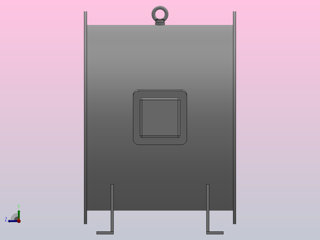 GXF-S型 双速斜流风机[5.5S-6360]右视图