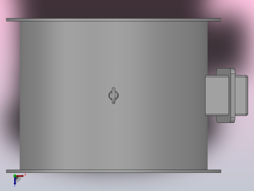 GXF-S型 双速斜流风机[5.5S-6360]俯视缩略图