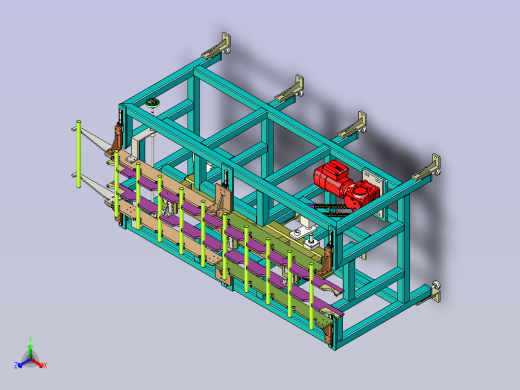 摇杆式步进料道用于轴类零件的步进输送