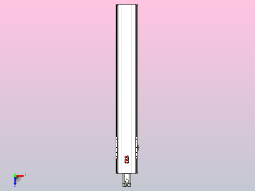 日规模组半封闭丝杆TPA-HNR-202D-2510C-L1150-M-Y-P75-N3俯视缩略图