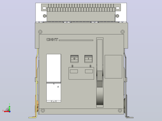 NA1-2000X-630-3P固定万能式断路器三维模型202208后视缩略图