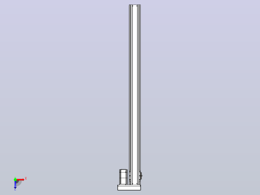 日规模组半封闭丝杆TPA-HNR-85S-1610C-L1200-ML-Y-P20-N3俯视缩略图
