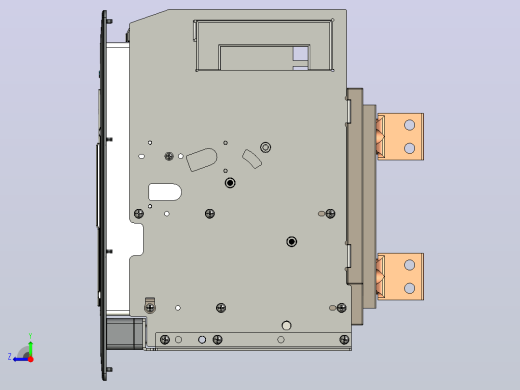 NA8-1600 800A-1000A 3P 抽屉式-垂直接线+门框202409右视缩略图