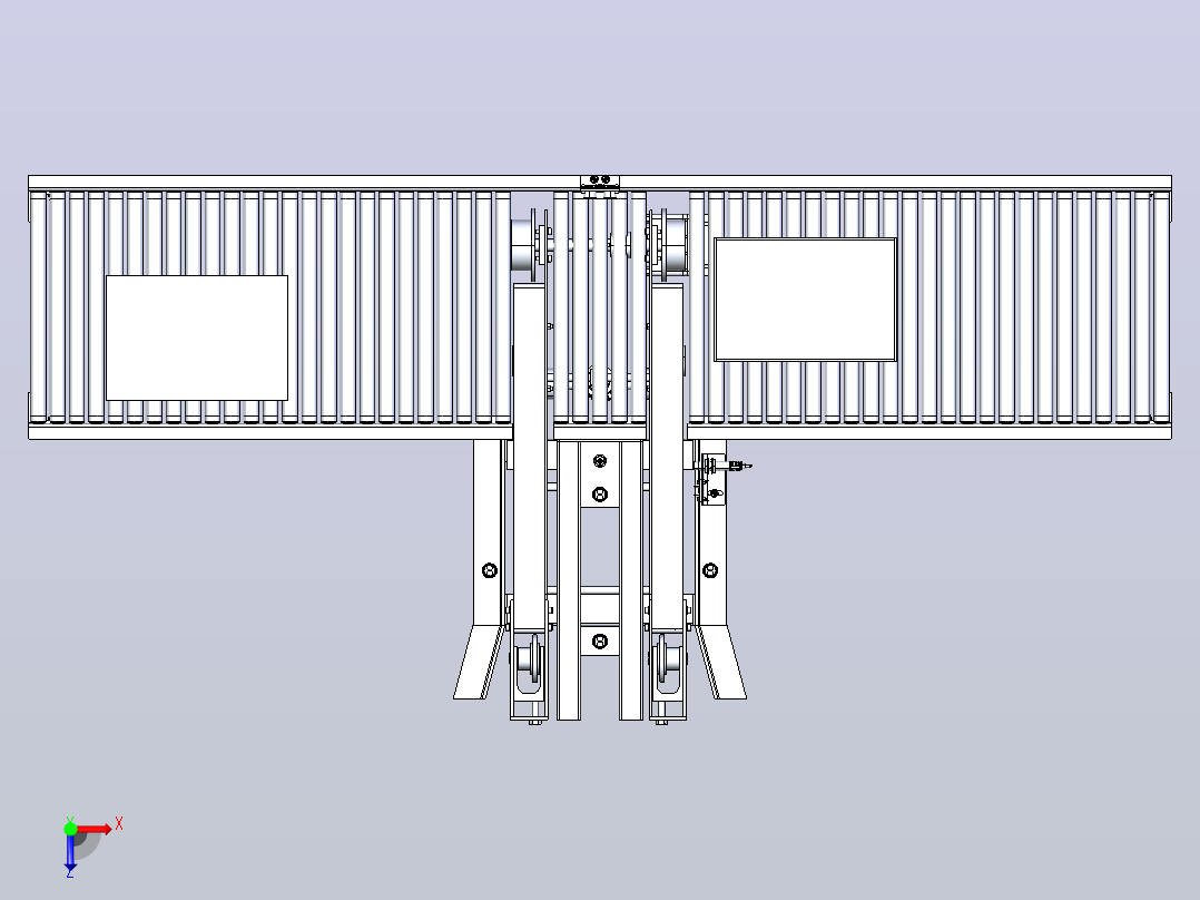 自动托盘装载机俯视图