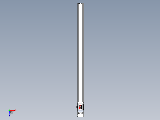 滚珠丝杠直线轴带导轨全封闭TPA-HCR-65S-1610C-L1000-MP-C-P10-N3俯视缩略图