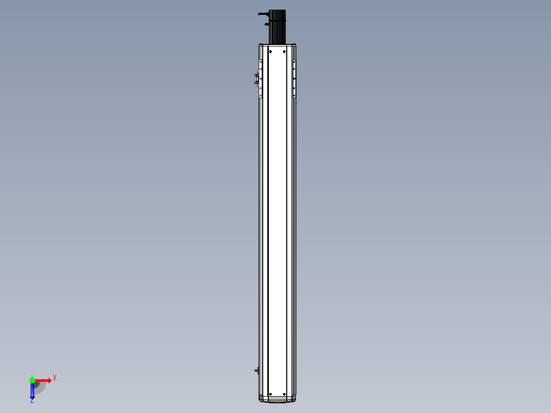 ETH14-1050-BC-200W+煞車直线模组俯视图