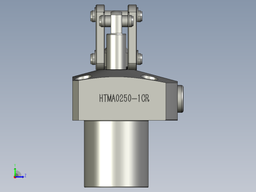 HTMA0250-1CR油压单动杠杆式夹紧器左视缩略图
