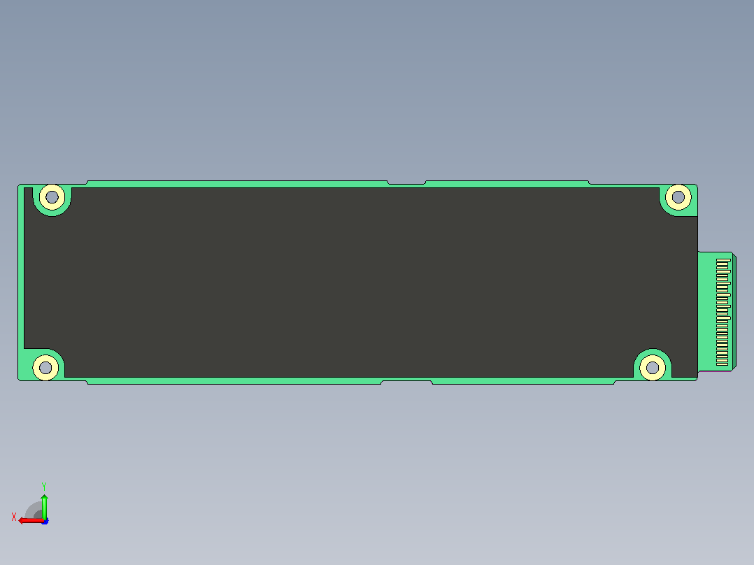 edsff e s nvme磁盘后视图