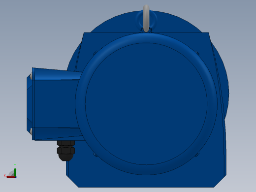 RF77法兰轴伸式安装斜齿轮减速机RF77-Y2.2-4P-100-M1-0°-Φ250后视缩略图