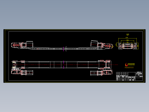 SGB-630220刮板输送机设计总装配图