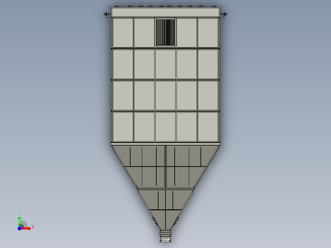 袋式过滤器前视图