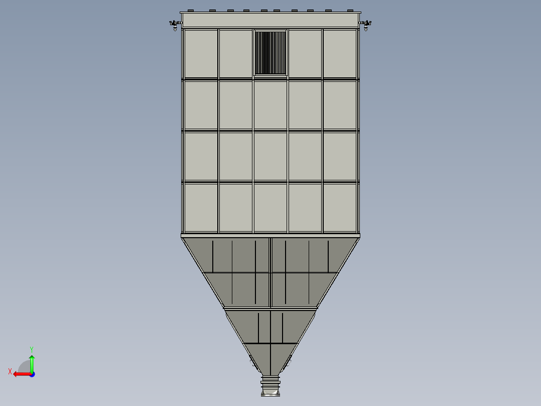 袋式过滤器后视图