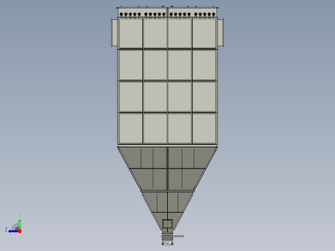 袋式过滤器右视图