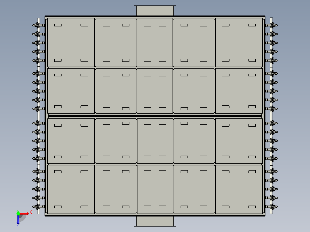 袋式过滤器俯视图