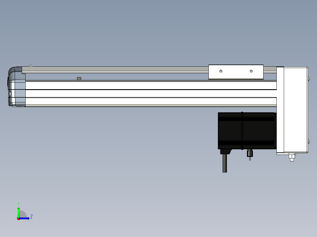 Toyo东佑达直线模组-ETH12-250-BM-200W左视图