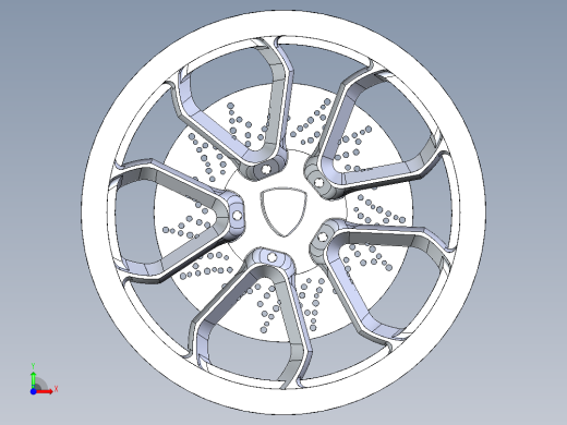 兰博基尼Aventador轮辋前视缩略图