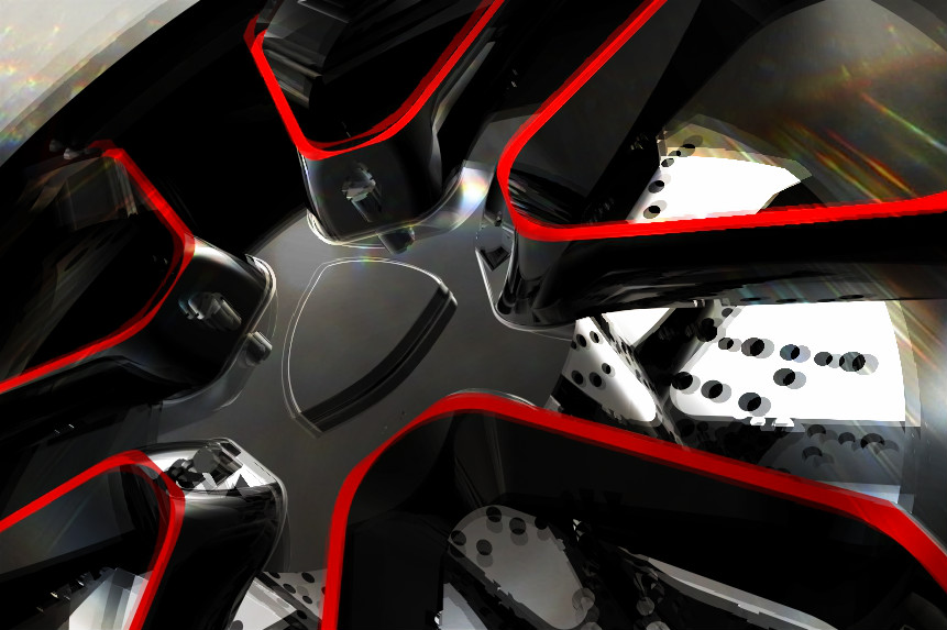 兰博基尼Aventador轮辋