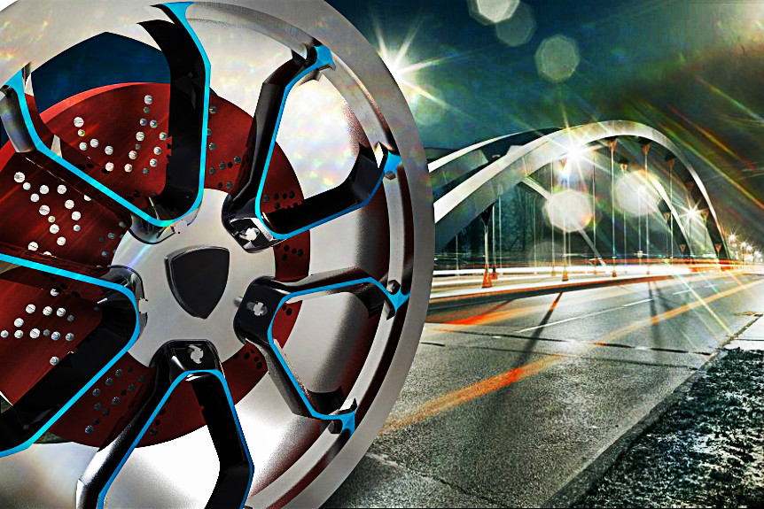 兰博基尼Aventador轮辋