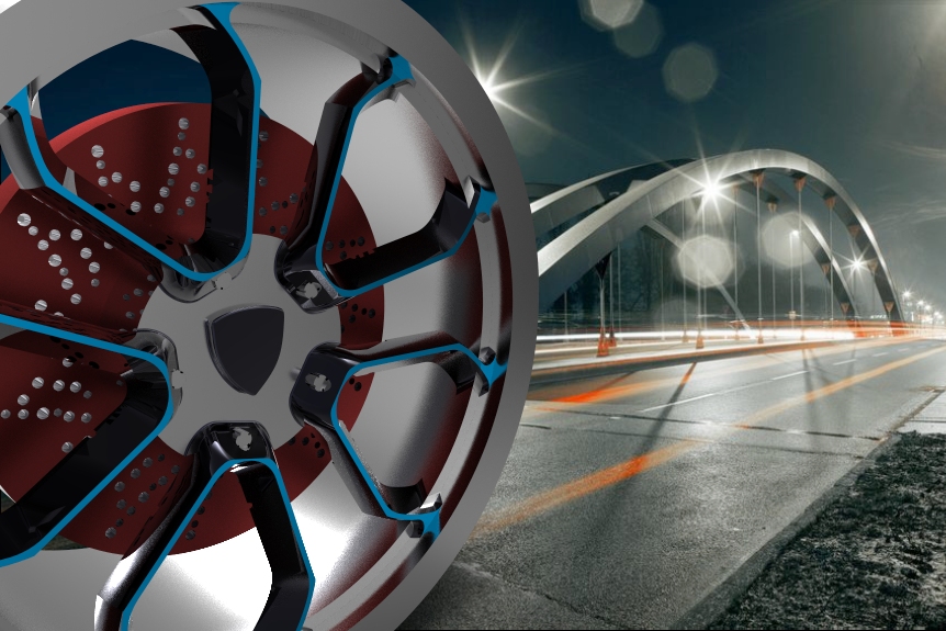 兰博基尼Aventador轮辋