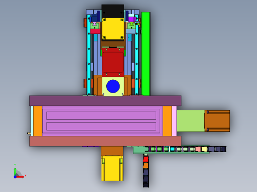 小型钻铣两用自动走刀铣床前视缩略图