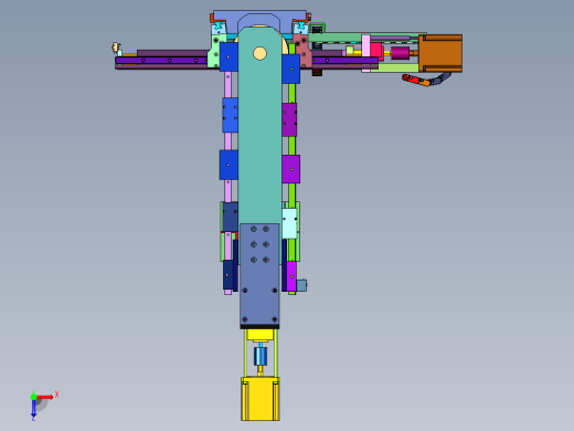 小型钻铣两用自动走刀铣床俯视缩略图