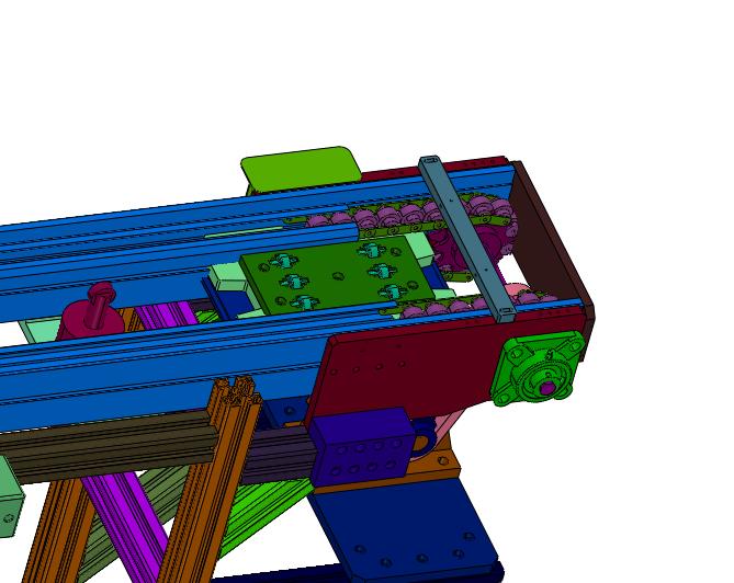 手动转移倍速链组装线
