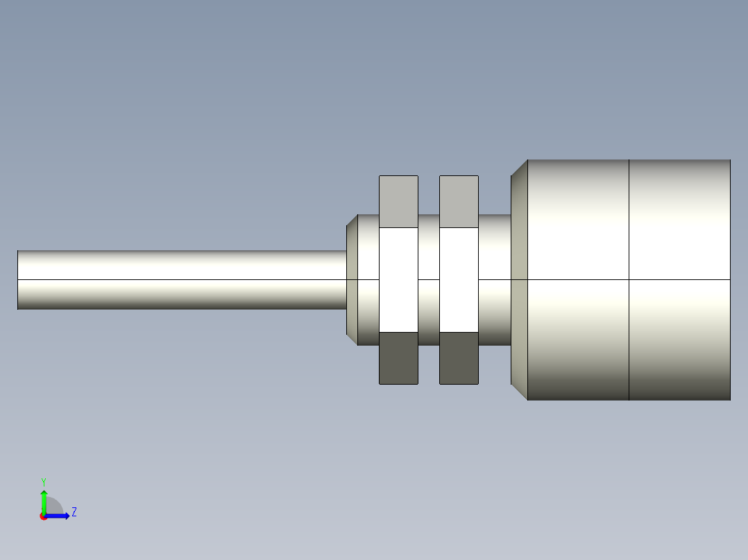 基恩士EX-422(V)_kc图纸模型左视图