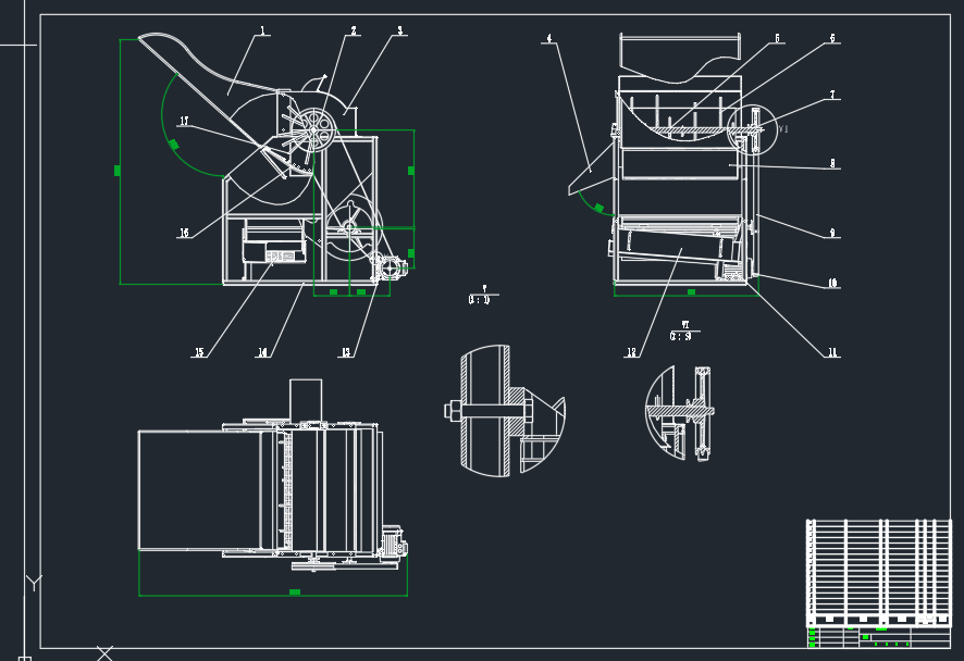 全喂入花生摘果机的设计（含三维+二维+说明书）