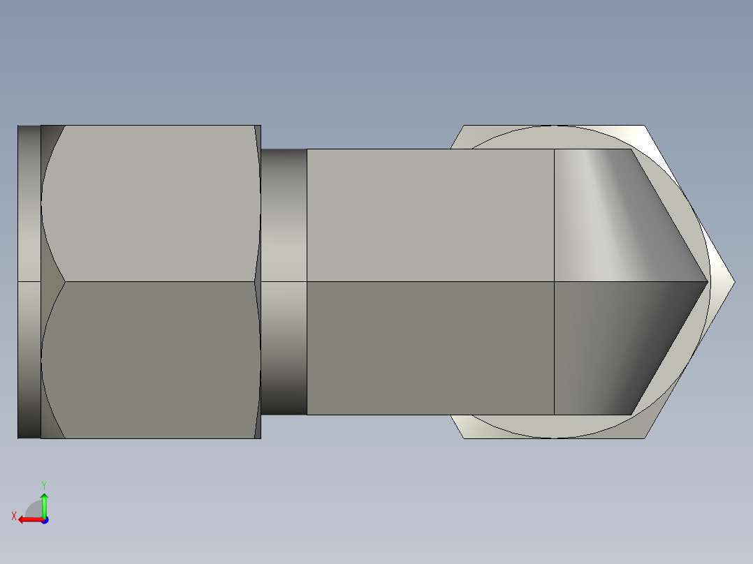 卡套式工业通用硬管接头12_c6bu-s后视图