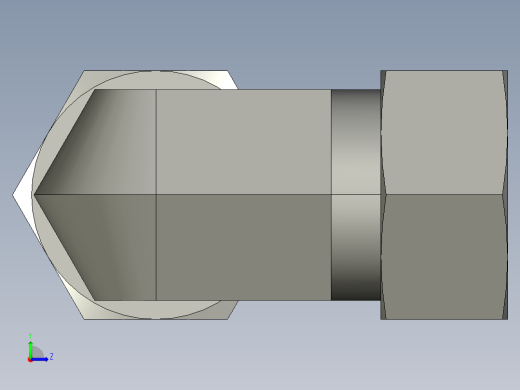 卡套式工业通用硬管接头12_c6bu-s左视缩略图