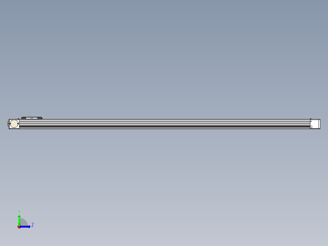 同步带滑台-欧规BC6-L120-S1800-R-P40-D3左视图