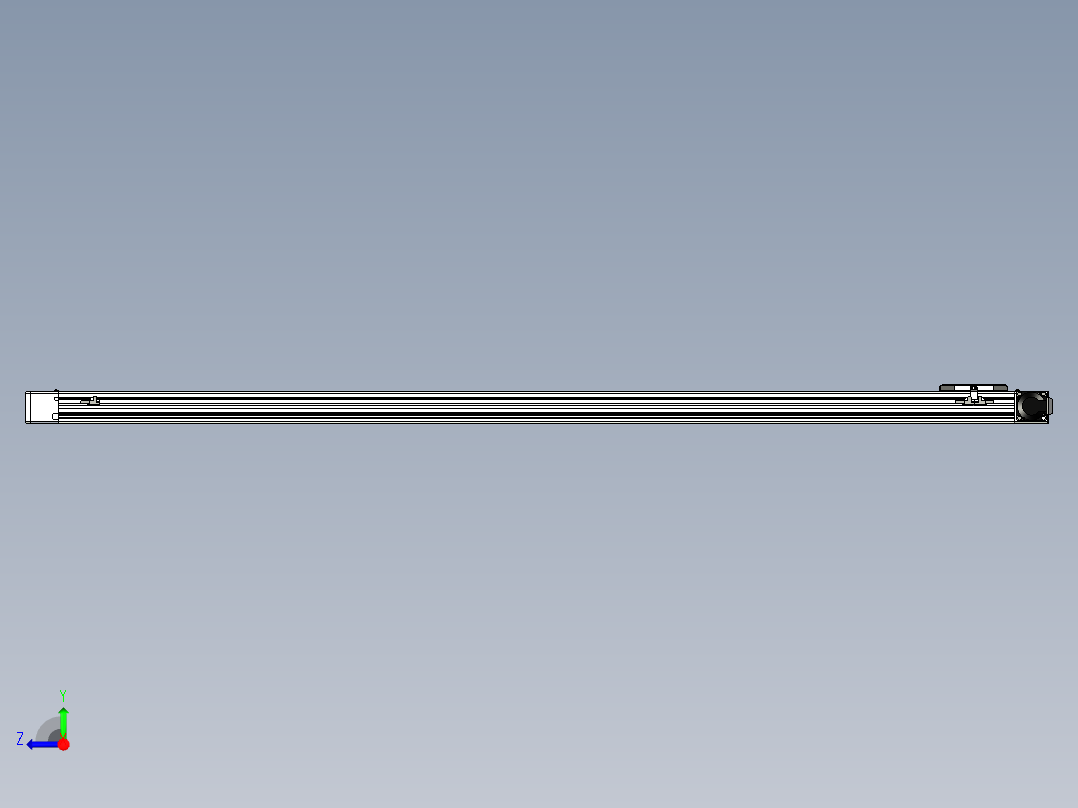 同步带滑台-欧规BC6-L120-S1800-R-P40-D3右视图