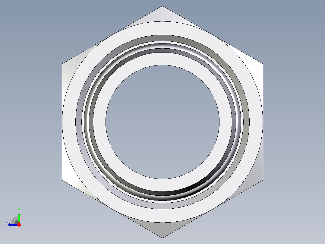 卡套式工业通用硬管接头EO_Swivel_connector_EGE42LMEDCF右视图