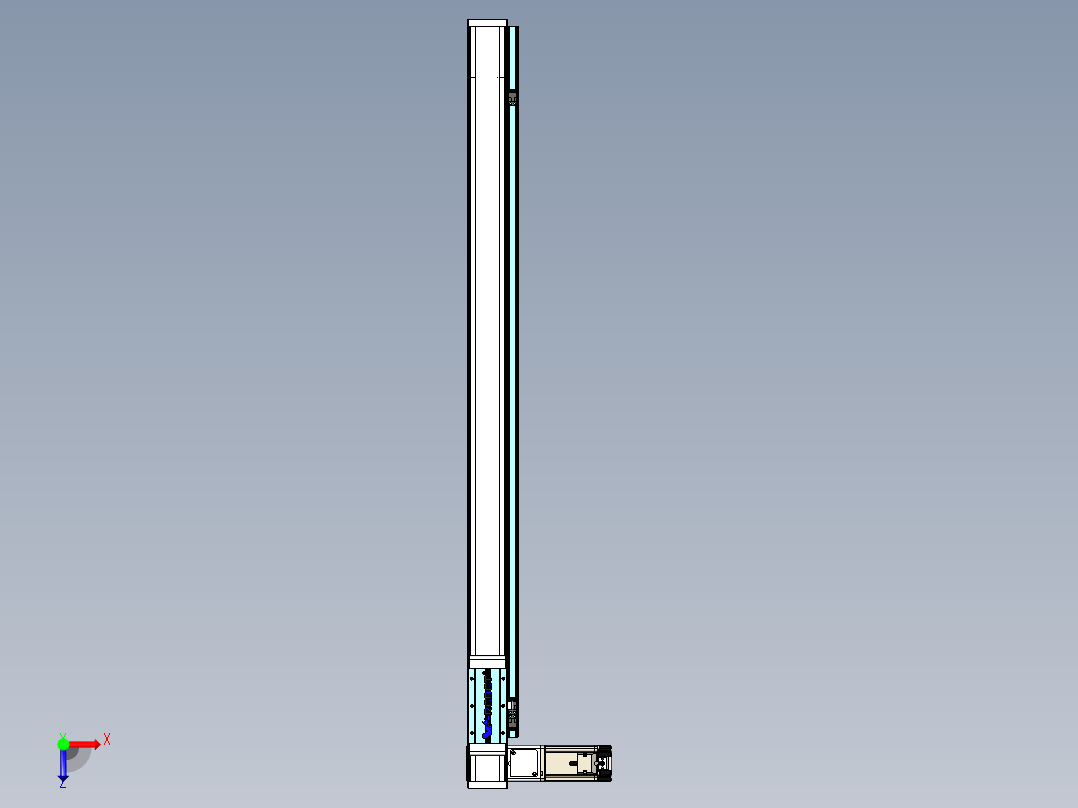 欧规系列-LB6A-L130-S1000-BL-ZP40-C3俯视图