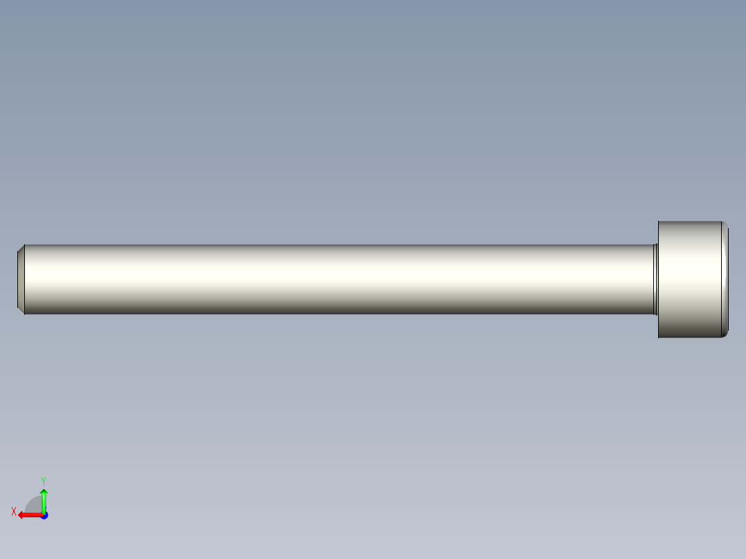 内六角螺钉-BOLT-M6-55-25-6-10-6-R0.6.stp后视图