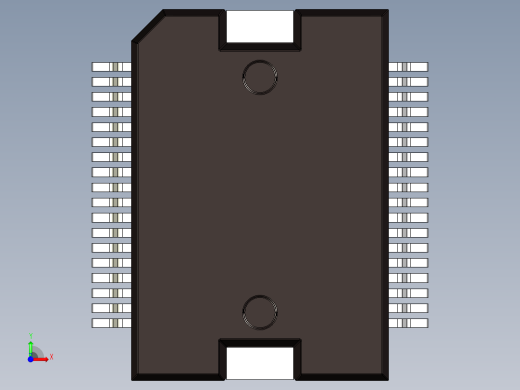 IC封装电源36引脚前视缩略图