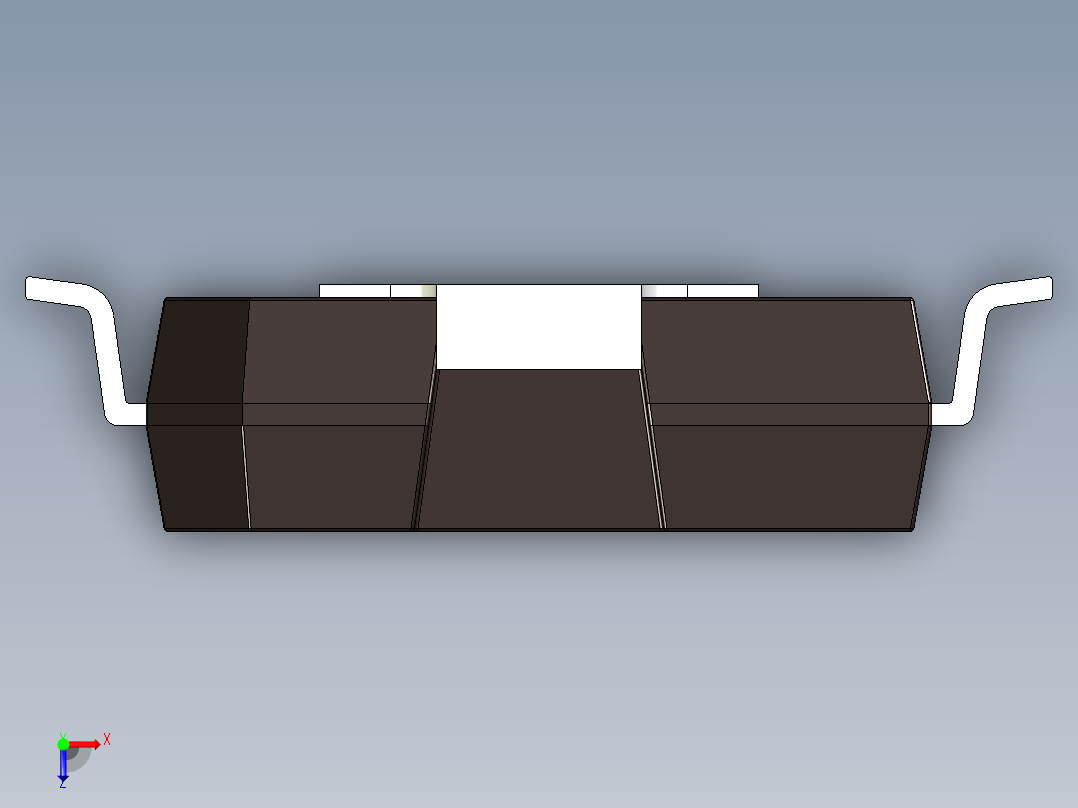 IC封装电源36引脚俯视图