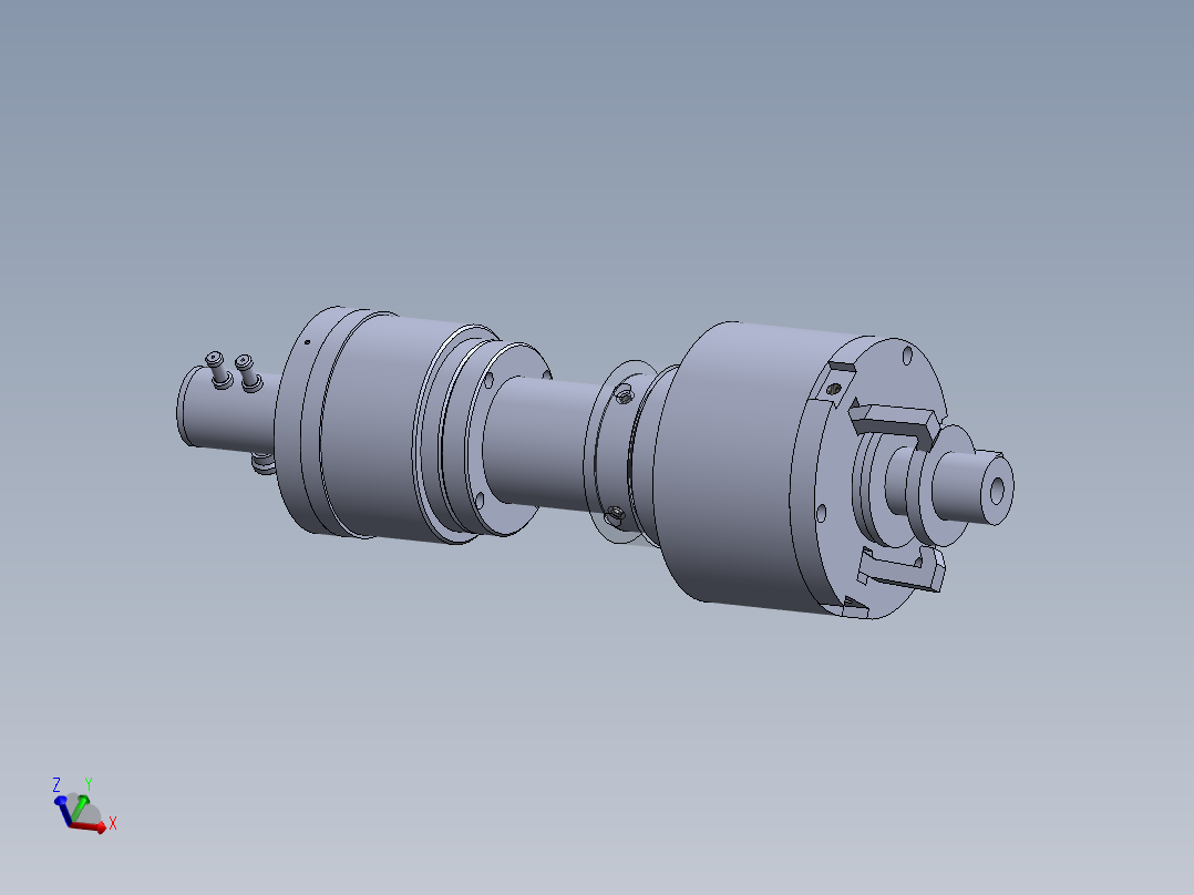 法兰盘车端面夹具