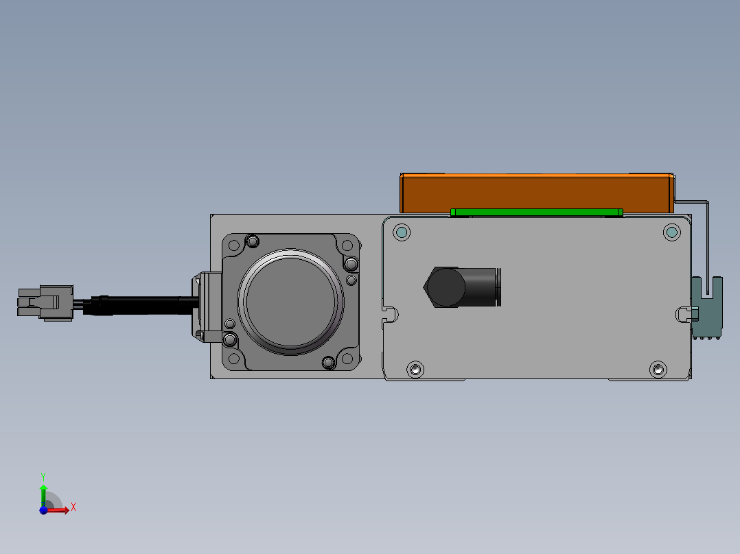 MCH丝杆全封闭MCH14-BL-200W前视图