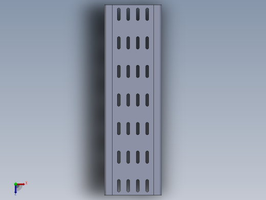 U 型C 型电缆桥架俯视缩略图