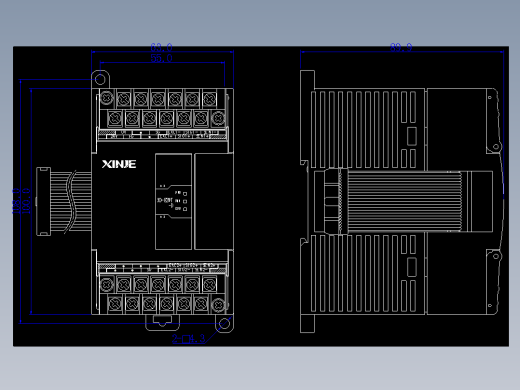 XD-E2WT-D外观图.dwg