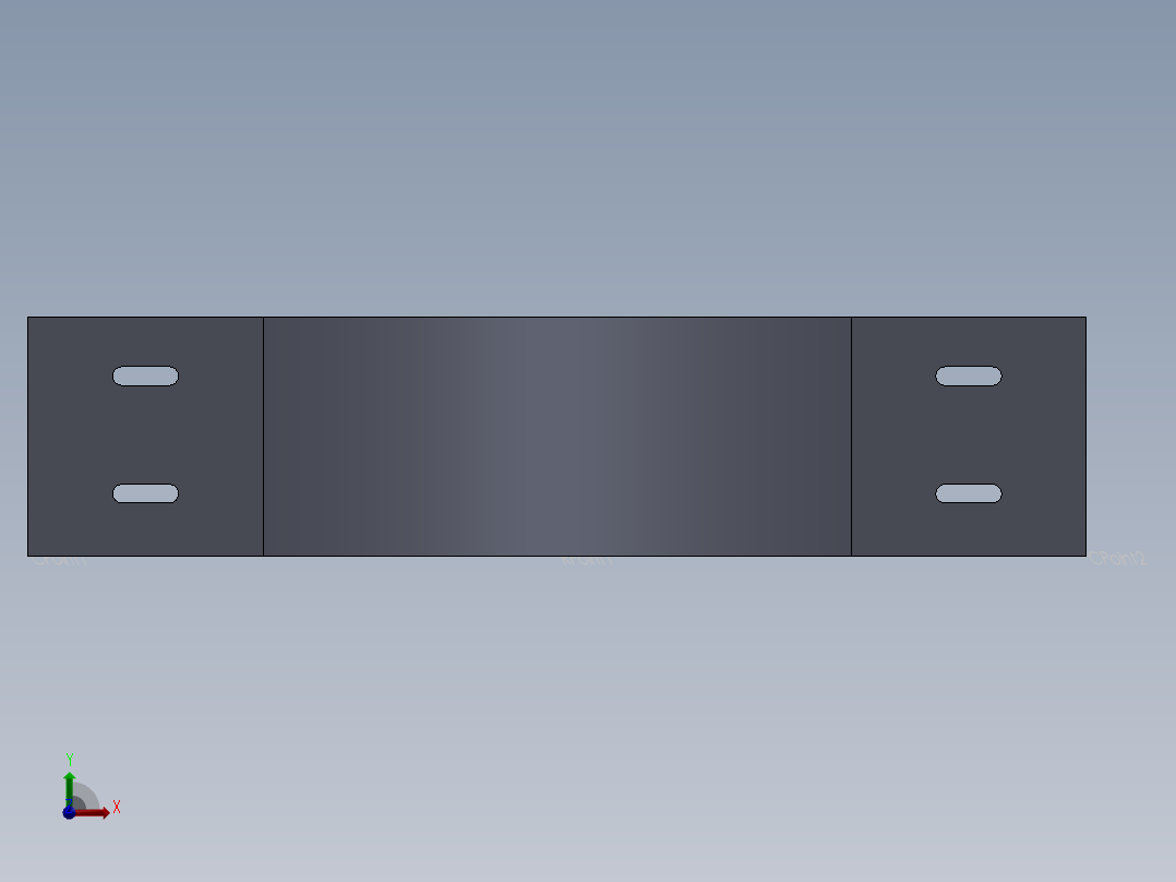 cable tray reducer前视图