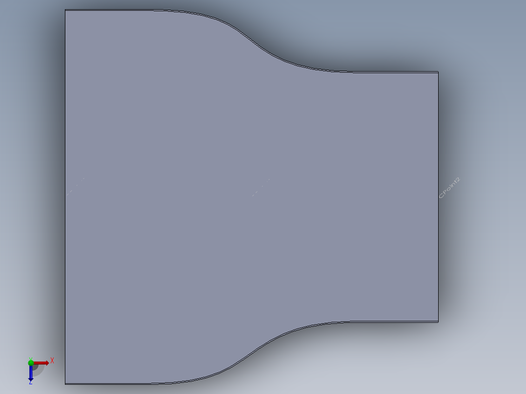 cable tray reducer俯视图