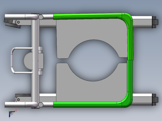 护理液压移位机俯视缩略图