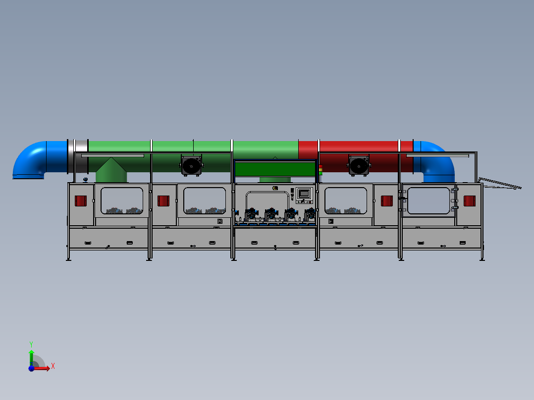电机老化测试机sw18可编辑前视图