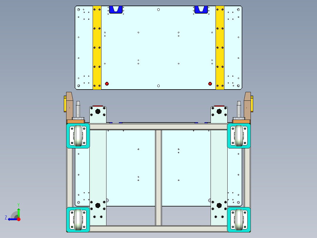 热铆焊接设备（ug12+cad+bom）右视图