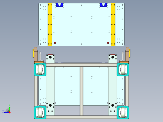 热铆焊接设备（ug12+cad+bom）右视缩略图